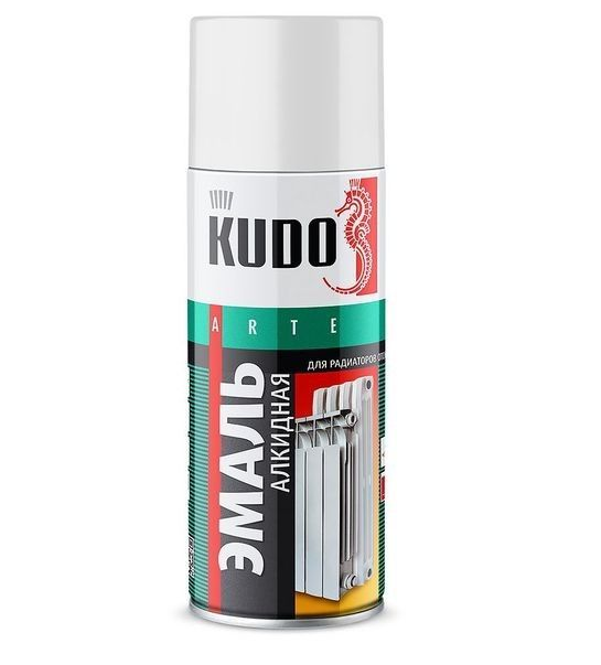 KU-5101 белая эмаль для радиаторов 520мл KUDO (1/6шт)